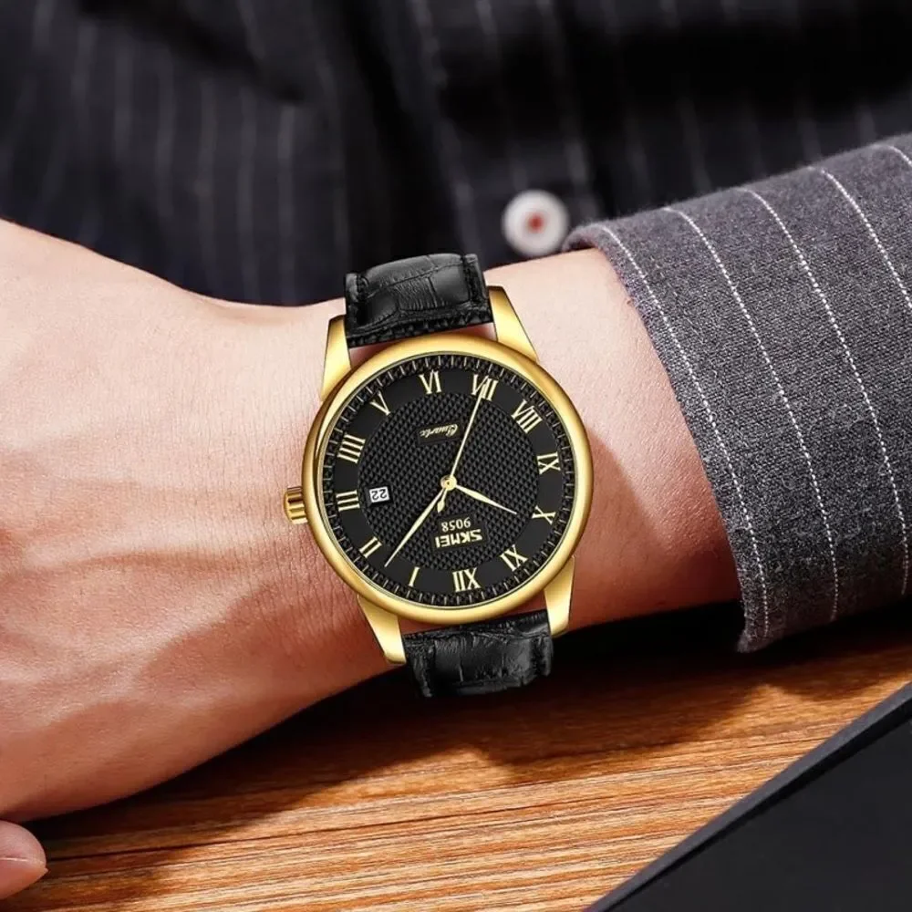 Men’s Quartz Leather banded Watch